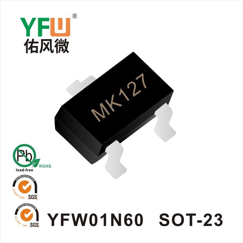 YFW01N60 SOT-23,МОС полевая трубка ,YFWБлагослови ветер Источник производителя