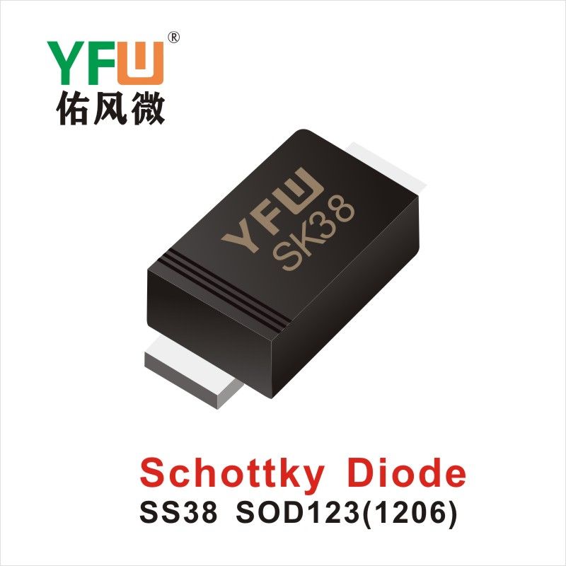SS38 SOD-123(1206),диод Шотки  ,YFWБлагослови ветер Источник производителя